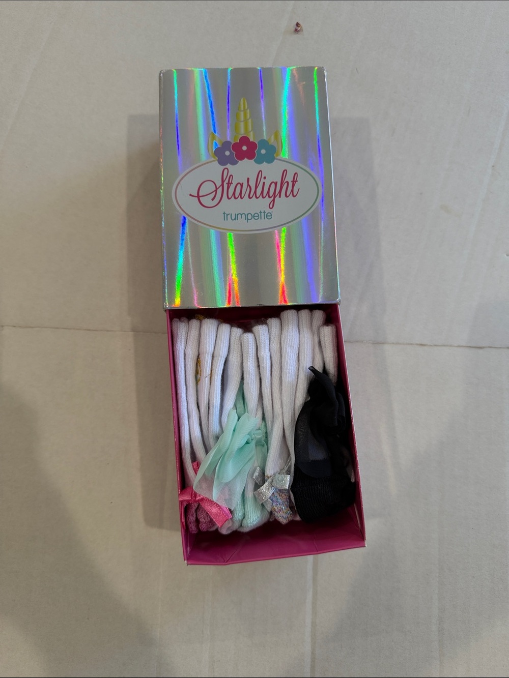 Trumpette girls 6 pieces starlight socks set baby